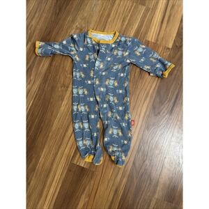 Magnetic Me Baby Newborn 0-3 Months Sleeper Pajamas Lion Knights Shield